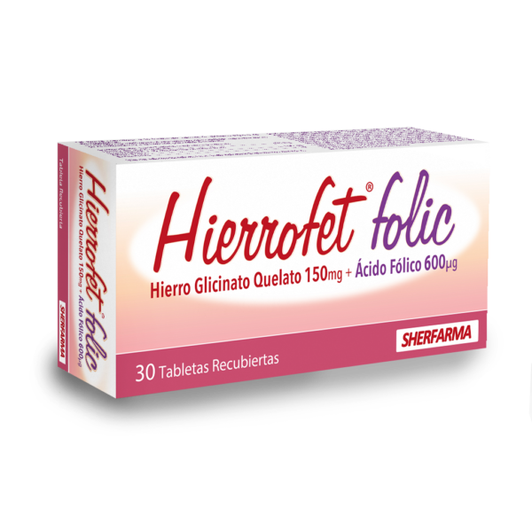 HIERROFET FOLIC x30 TABLETAS